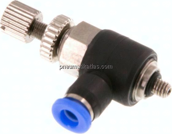 Mini-Winkel-Drosselrückschlagventile M 3-3mm