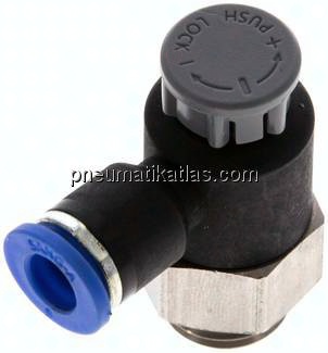Kompakt-Drosselventil G 1/4"-6mm,abluftregelnd (Standard)