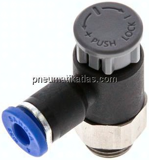 Kompakt-Drosselventil G 1/8"-4mm,abluftregelnd (Standard)