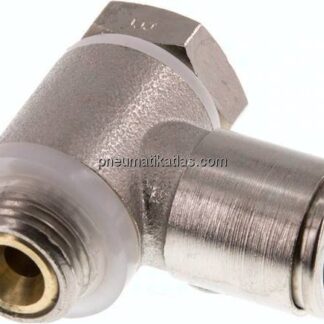 Winkel-Drosselrückschlagventil G 1/4"-10mm,zuluftregelnd