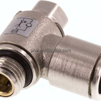 Winkel-Drosselrückschlagventil G 1/4"-12mm,zuluftregelnd