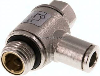 Winkel-Drosselrückschlagventil G 1/4"-6mm,zuluftregelnd