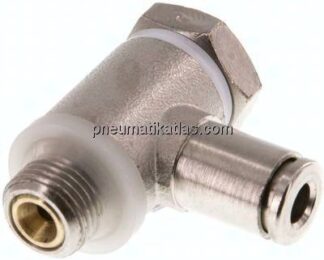 Winkel-Drosselrückschlagventil G 1/8"-4mm,zuluftregelnd