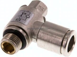Winkel-Drosselrückschlagventil G 1/8"-8mm,zuluftregelnd