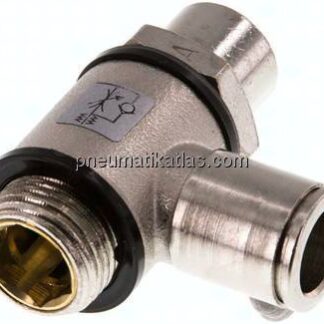 Winkel-Drosselrückschlagventil G 3/8"-10mm,zuluftregelnd