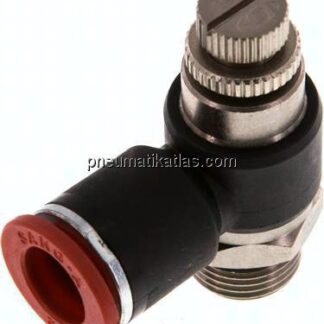 Winkel-Drosselrückschlagventil G 3/8"-12mm,zuluftregelnd