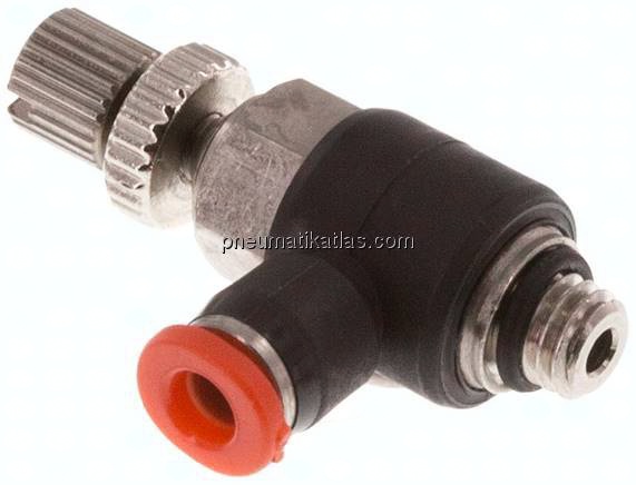 Mini-Winkel-Drosselrückschlagventile M 5-3mm