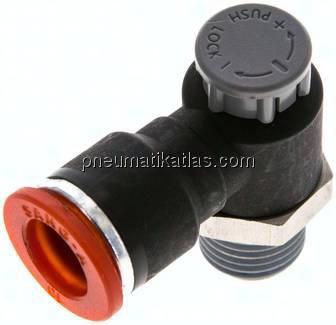 Kompakt-Drosselventil R 1/4"-10mm,zuluftregelnd