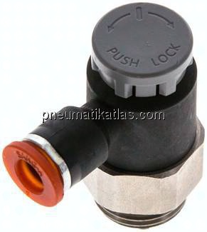 Kompakt-Drosselventil G 3/8"-6mm,zuluftregelnd