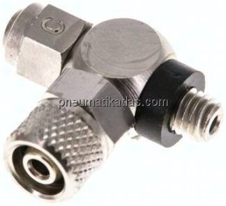 Drosselrückschlagventil M 5-6x4mm, zu- und abluftregelnd (C)
