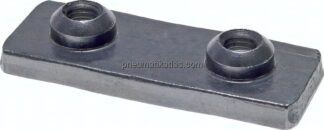 Anschweißplatte, Stahl blank, Baugröße 7, schwere Baureihe