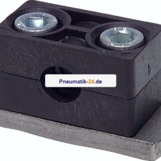 Edelstahl-Rohrschelle, 6mm, Baugröße 1, schwere Baureihe