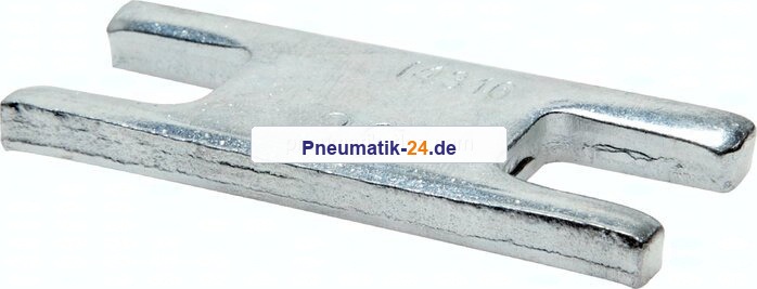 Sicherungsblech für Aufbauschraube (je Klemmbackenpaar wird 1 Stück benötigt), Stahl verzinkt, Baugr