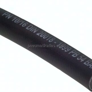 Druckluft-Wasser Gummischlauch 6 (1/4")x13mm, schwarz