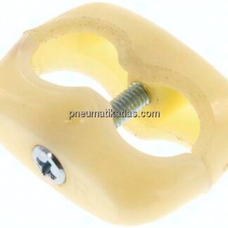 Doppelschlauchklemme für Gas-/ Sauerstoffschlauch 13mm