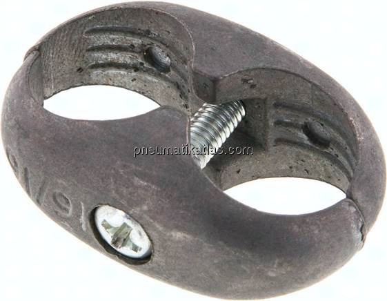 Doppelschlauchklemme für Gas-/ Sauerstoffschlauch 16mm