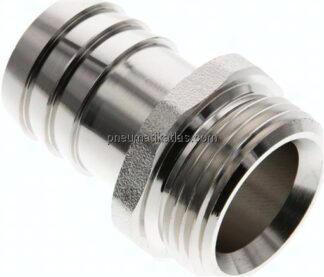 Gewindetülle G 1"-25 (1")mm, Messing vernickelt