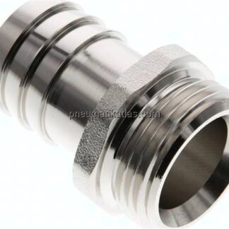 Gewindetülle G 1"-25 (1")mm, Messing vernickelt