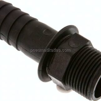 Gewindetülle G 1"-25 (1")mm, Polypropylen (schwarz)
