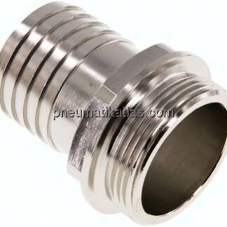Gewindetülle G 1-1/2"-38 (1-1/2")mm, Messing vernickelt
