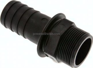 Gewindetülle G 1-1/2"-38 (1-1/2")mm, Polypropylen (schwarz)