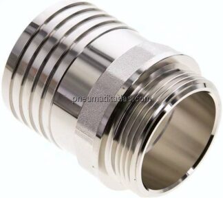 Gewindetülle G 1-1/2"-50 (2")mm, Messing vernickelt