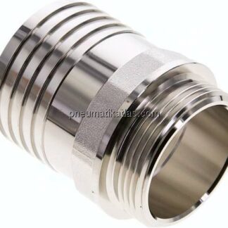 Gewindetülle G 1-1/2"-50 (2")mm, Messing vernickelt