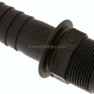 Gewindetülle G 1-1/4"-32 (1-1/4")mm, Polypropylen (schwarz)