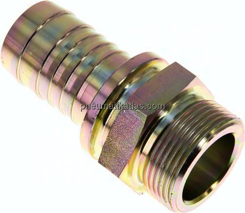Gewindetülle, Sicherungsbund G 1-1/4"-32 (1-1/4")mm, Stahl verzinkt