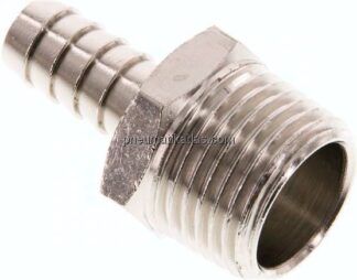 Gewindetülle R 1/2"-10mm, Messing vernickelt