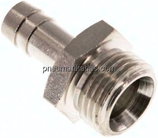 Gewindetülle G 1/2"-10mm, Messing vernickelt