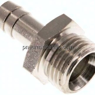Gewindetülle G 1/2"-10mm, Messing vernickelt