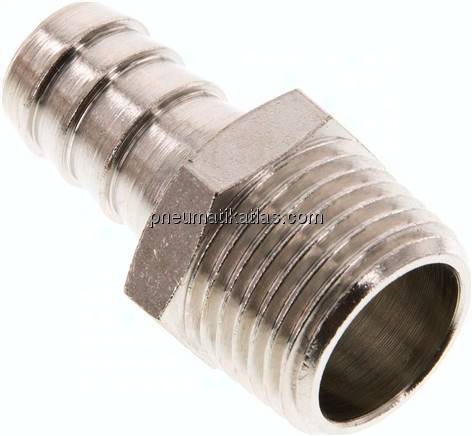 Gewindetülle R 1/2"-13 (1/2")mm, Messing vernickelt