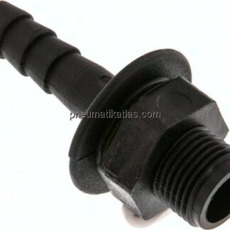 Gewindetülle G 1/2"-13 (1/2")mm, Polypropylen (schwarz)