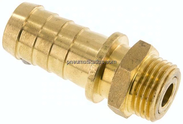 Gewindetülle, drehbar R 1/2"-19 (3/4")mm, Messing, PN 24