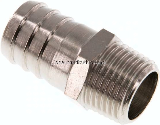 Gewindetülle R 1/2"-19 (3/4")mm, Messing vernickelt