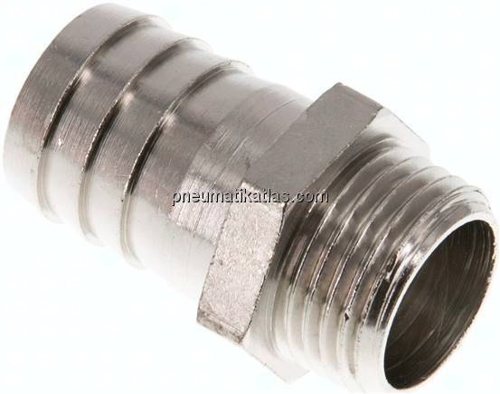Gewindetülle G 1/2"-19 (3/4")mm, Messing vernickelt