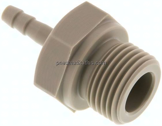 Gewindetülle G 1/2"-4mm, Polypropylen (beige)