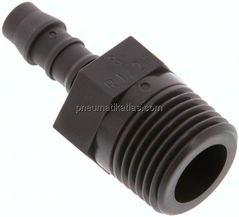 Gewindetülle R 1/2"-8 (5/16")mm, PA 6