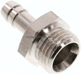 Gewindetülle G 1/2"-9 (3/8")mm, Messing vernickelt