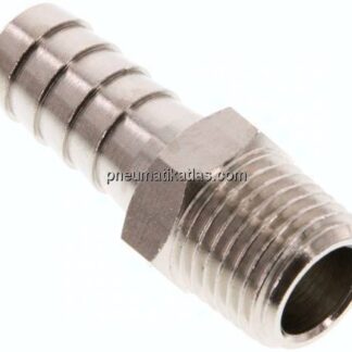 Gewindetülle R 1/4"-10mm, Messing vernickelt