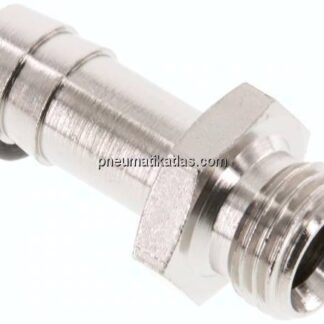 Gewindetülle G 1/4"-10mm, Messing vernickelt