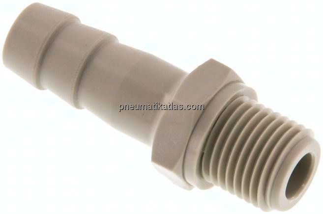 Gewindetülle G 1/4"-10mm, Polypropylen (beige)