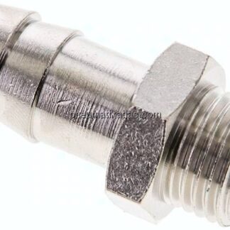 Gewindetülle G 1/4"-12mm, Messing vernickelt