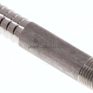 Gewindetülle ohne Bund R 1/4"-13 (1/2")mm, 1.4571