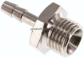 Gewindetülle G 1/4"-4mm, Messing vernickelt