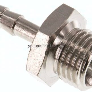 Gewindetülle G 1/4"-4mm, Messing vernickelt