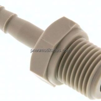 Gewindetülle G 1/4"-4mm, Polypropylen (beige)