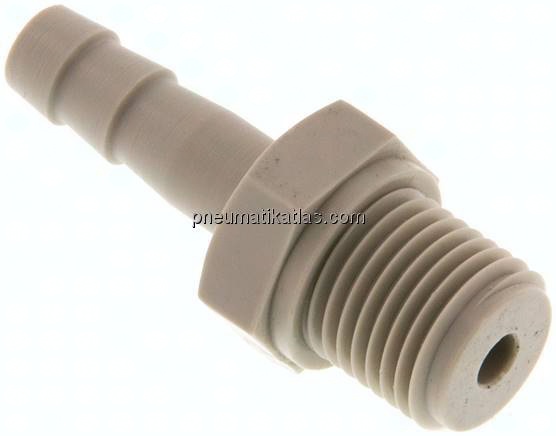 Gewindetülle G 1/4"-6 (1/4")mm, Polypropylen (beige)