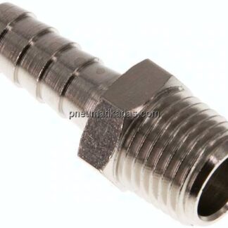 Gewindetülle R 1/4"-8 (5/16")mm, Messing vernickelt
